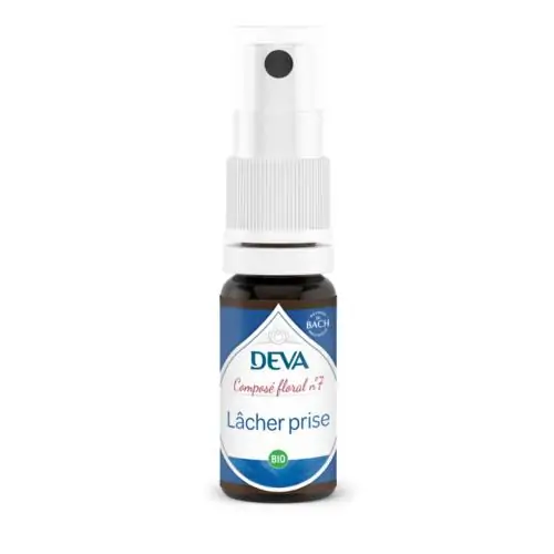 Flacon de composé floral lâcher-prise DEVA bio contre le surmenage