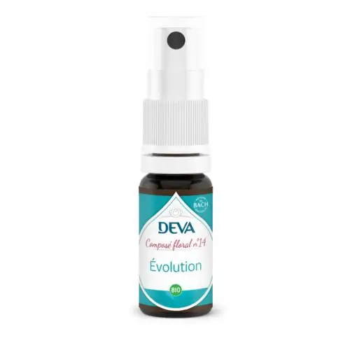 Flacon du composé floral Évolution DEVA pour accompagner le changement