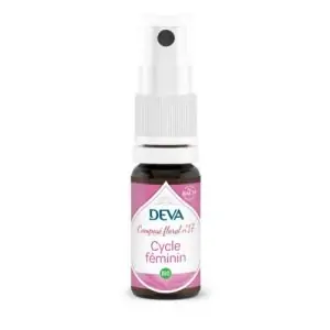 Flacon du composé floral cycle féminin DEVA pour l'équilibre hormonal sur La Boutique de Gaïa