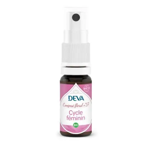 Flacon du composé floral cycle féminin DEVA pour l'équilibre hormonal sur La Boutique de Gaïa