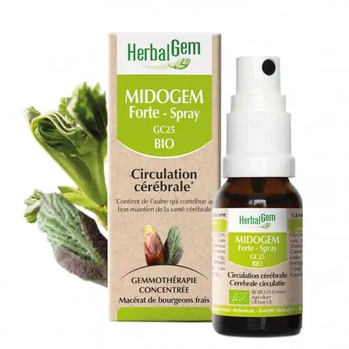 Complexe de bourgeons Midogem Forte Spray - Herbalgem