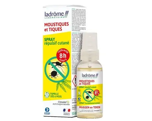 Spray moustiques et tiques répulsif cutané