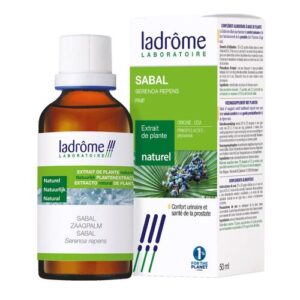 Flacon Extrait hydro-alcoolique de Sabal Ladrôme pour le confort urinaire et la prostate.